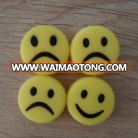 Sad face silicone shock absorber tennis vibrator dampeners